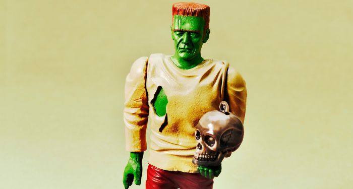 Image of a cartoon frankenstein